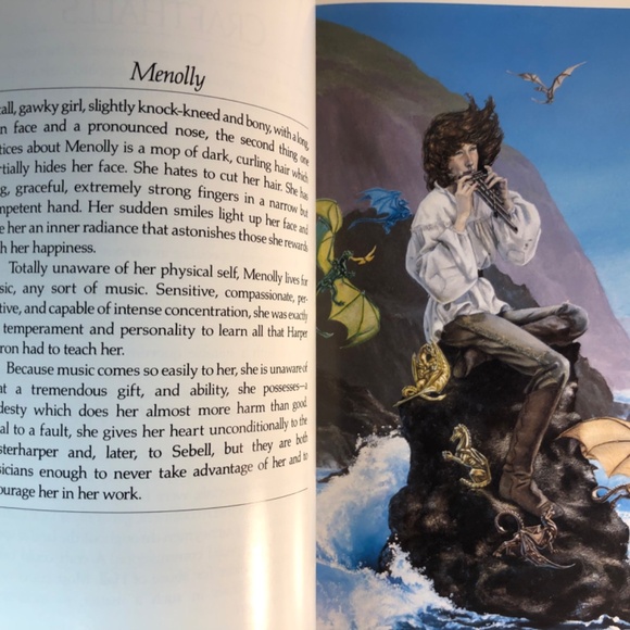 The People Of Pern by Anne McCaffrey & Robin Wood -1988 - HC/DJ (BCE) - Picture 5 of 12